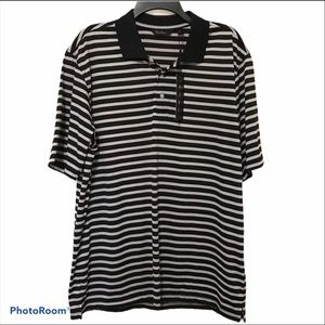 New Walter Hagan Black/ White Golf Polo